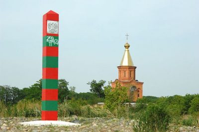 Часовня воина-мученика Виктора Дамасского на Большом Уссурийском острове