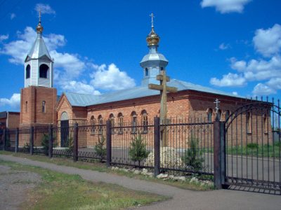 Посёлок Каргала. Храм святых бессребреников и чудотворцев Космы и Дамиана