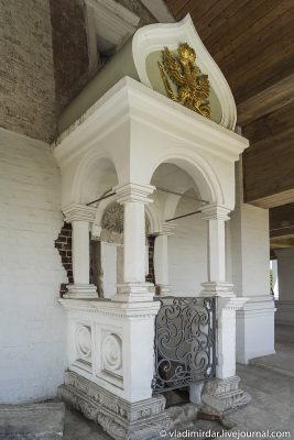 Царское место Храма Вознесения в Коломенском