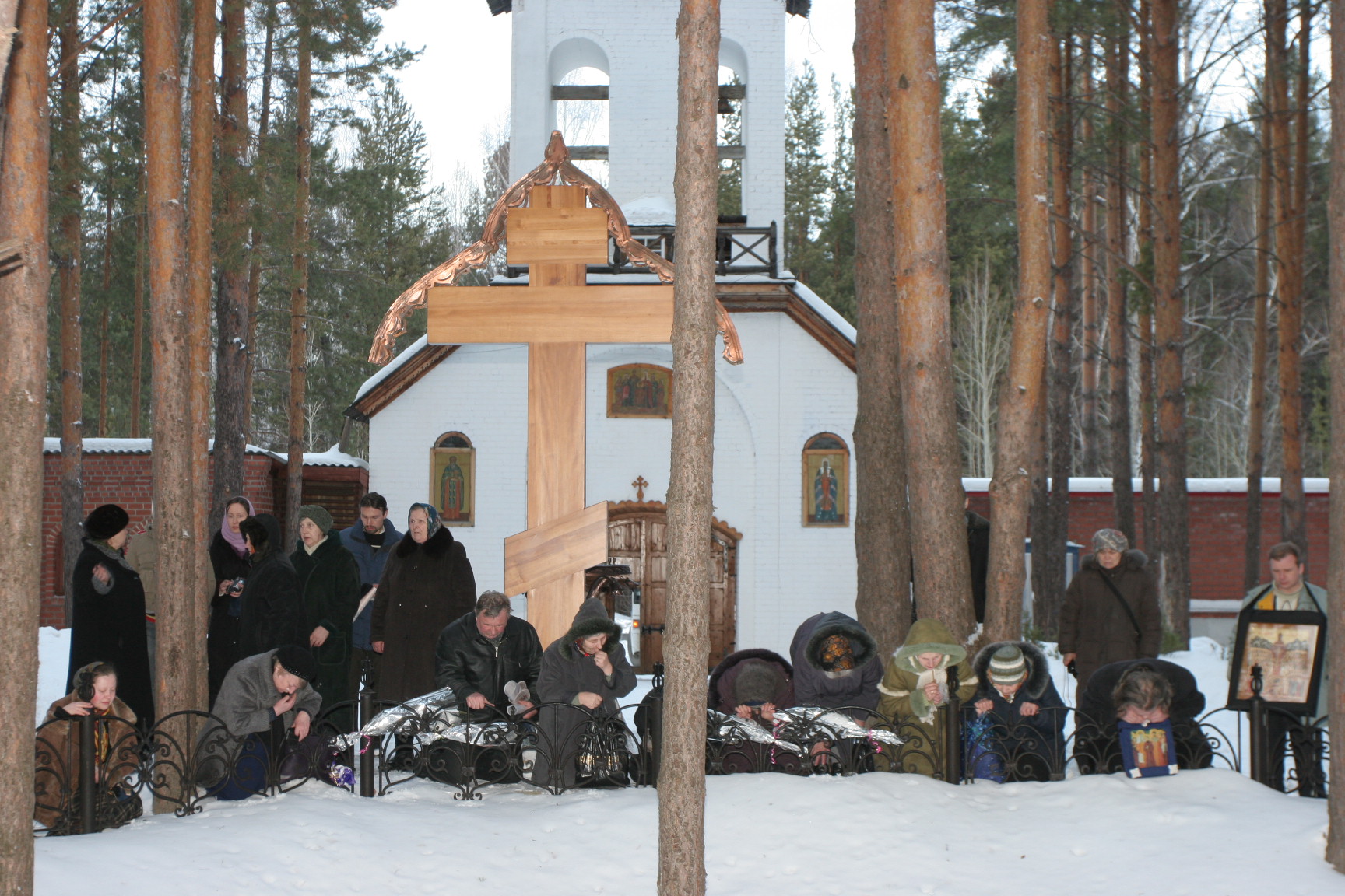 Шахта Межная в посёлке Верхняя Синячиха, место мученической кончины прмч. Елисаветы
