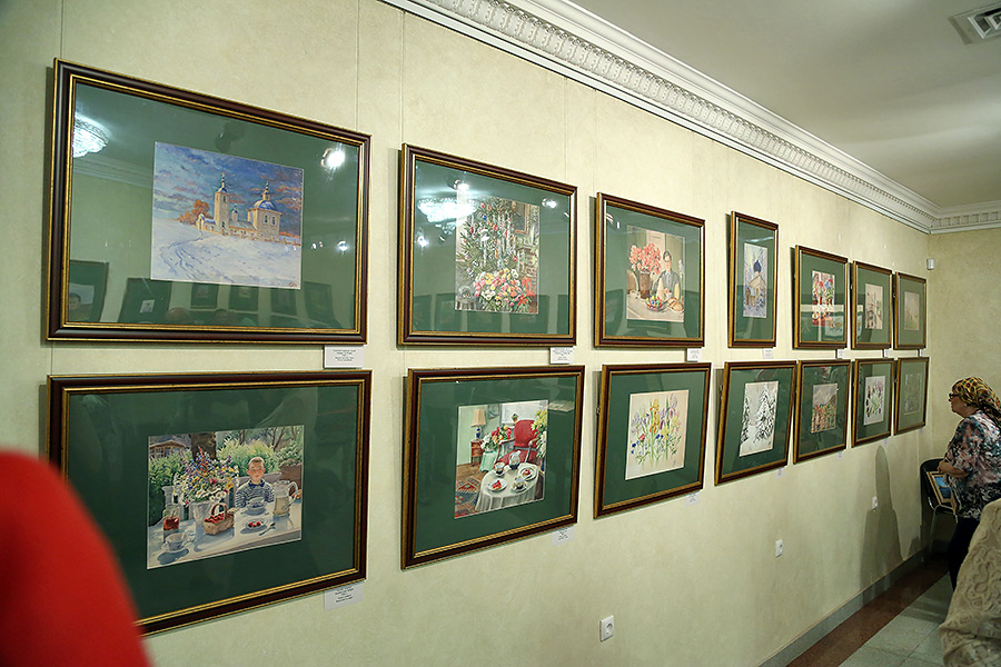 Выставка «Акварели Великой Княгини Ольги Александровны». Фото: orthodox-newspaper.ru
